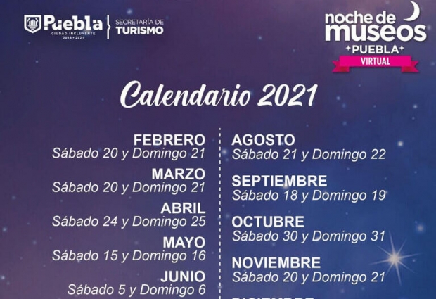 Turismo Municipal anuncia calendario de Noche de Museos 2021