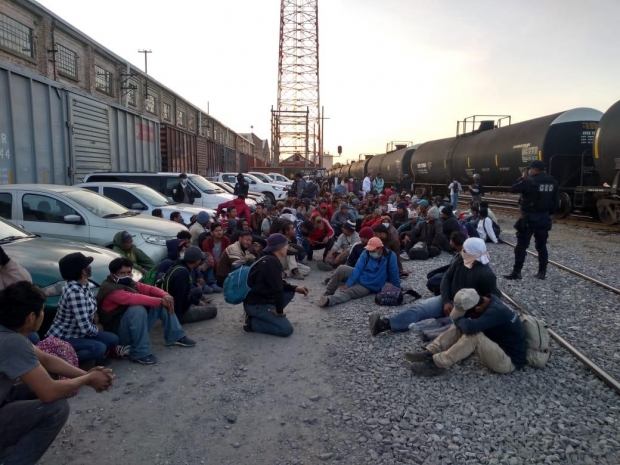 Asegura Migración a 118 centroamericanos en  Apizaco