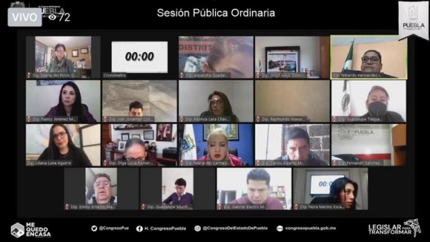 Aprueba Congreso de Puebla primeras cinco licencias de diputados que quieren reelegirse