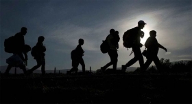 Pollero con 12 migrantes de guatemala es detenido