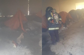 Vecinos del municipio de Juan C. Bonilla quemaron casas de campaña