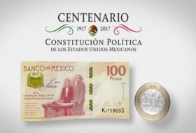 Billete y moneda conmemorativa
