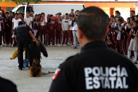 El Gobierno del Estado de Tlaxcala a través de la CES mantiene acciones con diferentes escuelas para promover una cultura de denuncia y de prevención