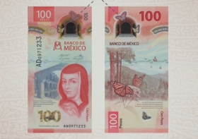 Nuevo billete de 100 pesos