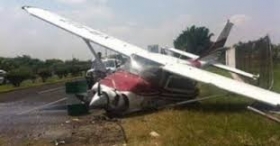 Se desploma avioneta de Puebla en municipio de Veracruz
