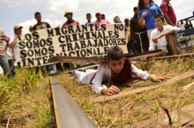 El jueves, otra etapa del &quot;Viacrucis migrante&quot; en Puebla.