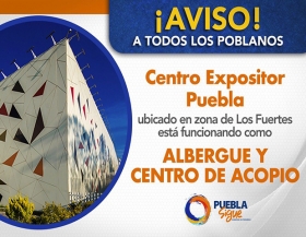 Habilitan centros de acopios en Puebla