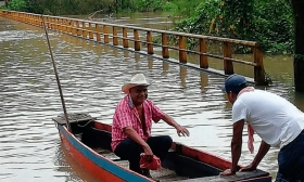 Campesinos preocupados por inundaciones en cultivos 