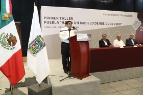 El gobernador puso en marcha el taller “Puebla, hacia un modelo de residuos cero”