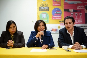 Roxana Luna se compromete a reducir gastos en su gobierno