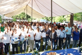 Encabezó la toma de protesta de la Comisión Organizadora del municipio de Epatlán