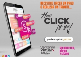 Presenta Ayuntamiento de Puebla campaña “Haz click ¡y ya!”