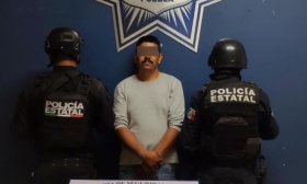 Presunto vendedor de droga de Amozoc, fue detenido por la Policía Estatal