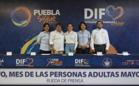 Diversas actividades en beneficio de los abuelitos y abuelitas de Puebla  