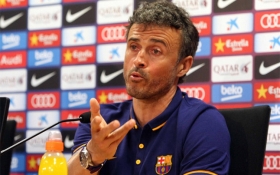 Luis Enrique, El entrenador del Barcelona.
