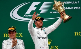 Hamilton logra su quinta victoria en GP de Gran Bretaña