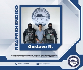 Gustavo N., en 2015 se fugó del penal de Huejotzingo