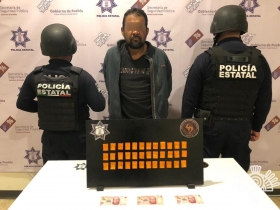 Detienen a presunto narcomenudista en Coxcatlán