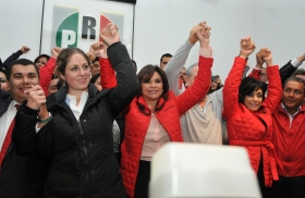 Blanca Alcalá con la fuerza política para ganar la minigubernatura de Puebla