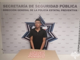 Detiene Policía Estatal a presunto narcomenudista de Clavijero