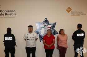 En Atlixco, Policía Estatal captura a presuntos vendedores de droga